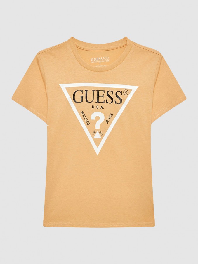 T-Shirt Boy Camel Guess