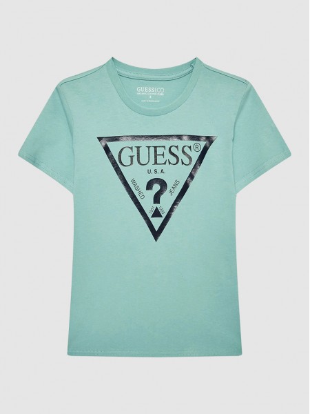 Camiseta Niño Azul Guess
