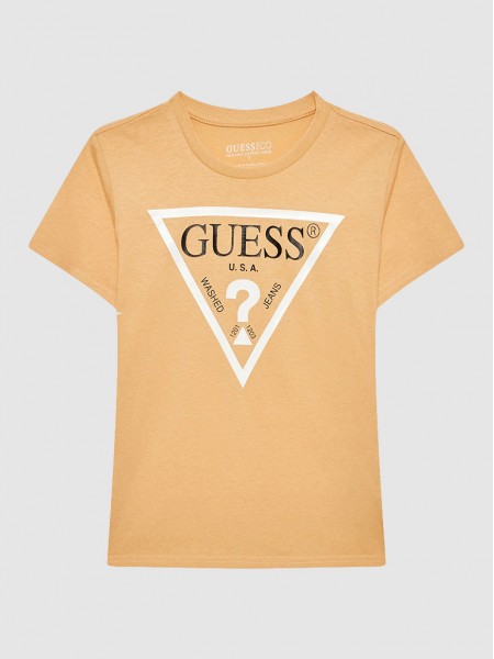 T-Shirt Boy Camel Guess