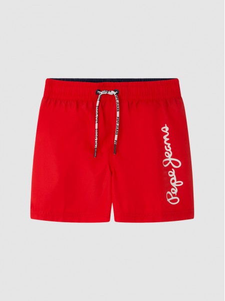 Shorts Boy Red Pepe Jeans London