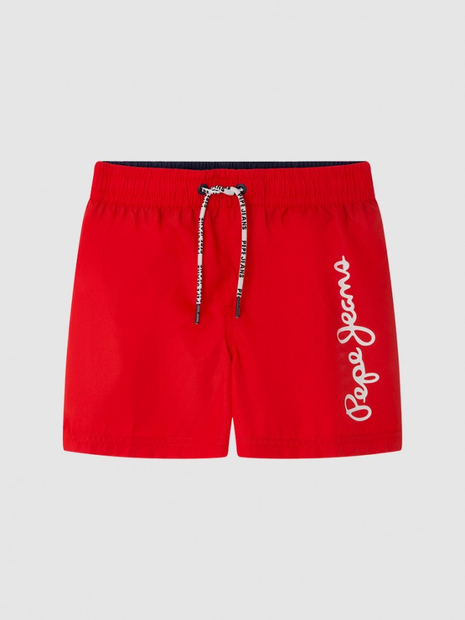 Shorts Boy Red Pepe Jeans London