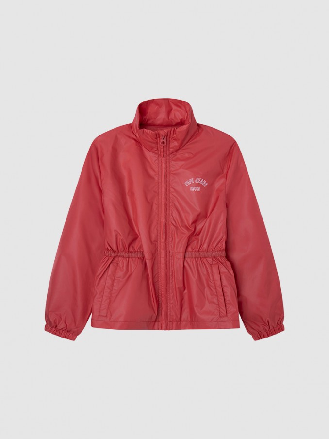 Jacket Girl Red Pepe Jeans London