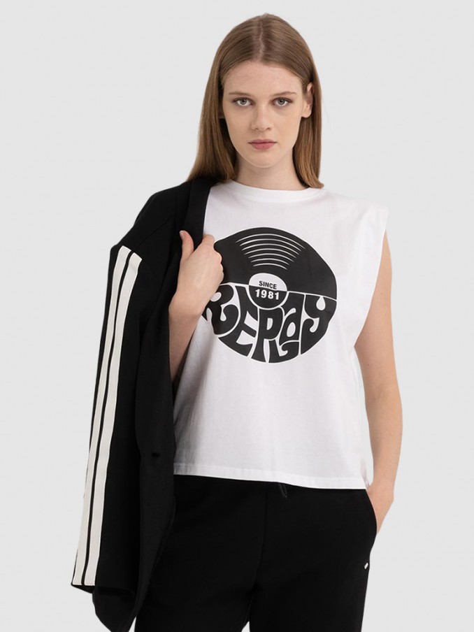 Camiseta Mujer Replay