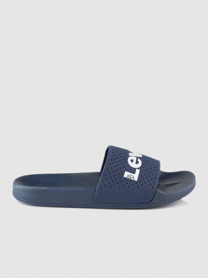 Chanclas Hombre Azul Marino Levis