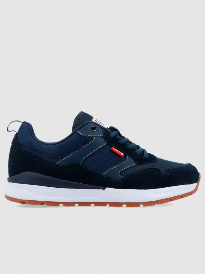 Tenis Hombre Azul Oscuro Levis