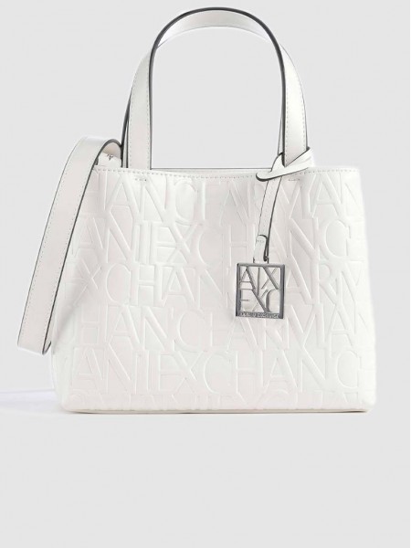 Handbag Woman White Armani Exchange