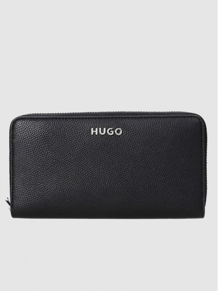 Billetera Mujer Negro Hugo Boss