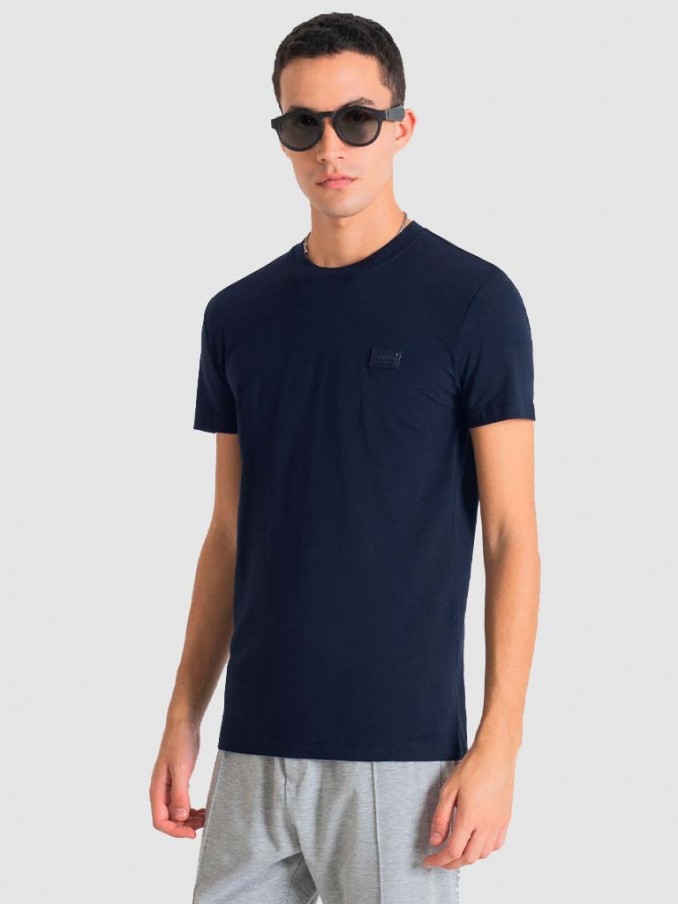 T-Shirt Man Navy Blue Antony Morato