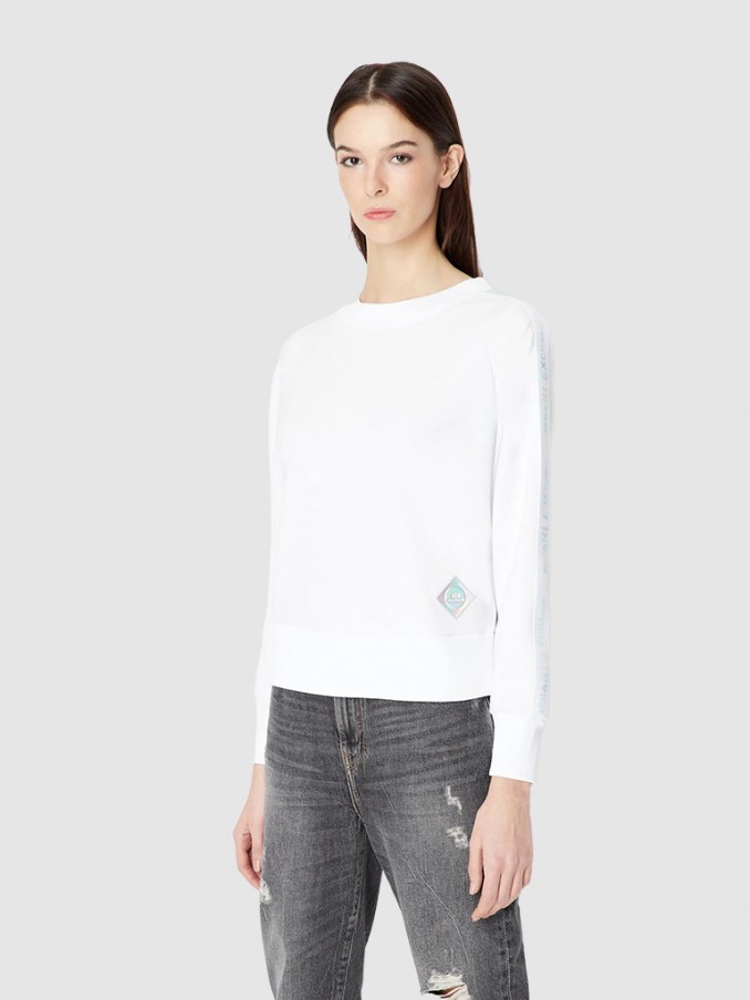 Sweatshirt Mujer Blanco Armani Exchange