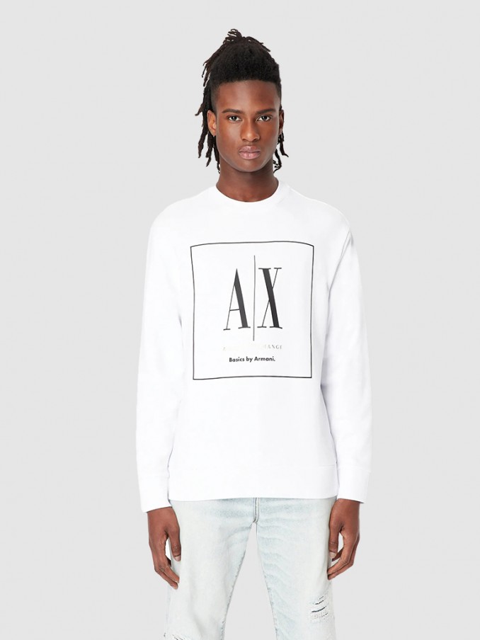 Sweatshirt Man White Armani Exchange