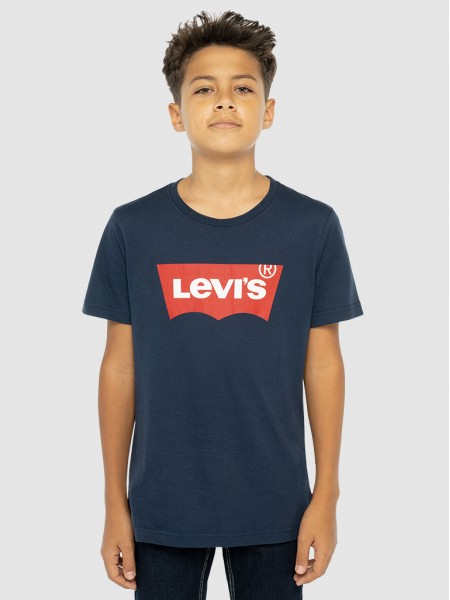 T-Shirt Boy Navy Blue Levis