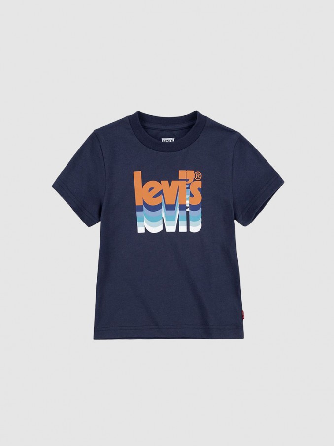 T-Shirt Menino Layered Poster Levis