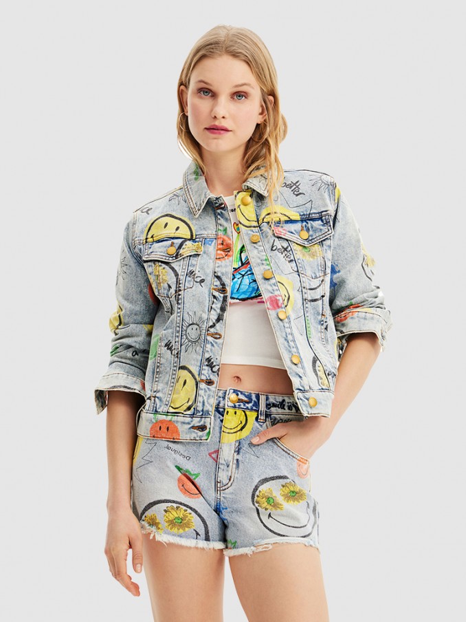 Casaco Mulher Smiley Desigual