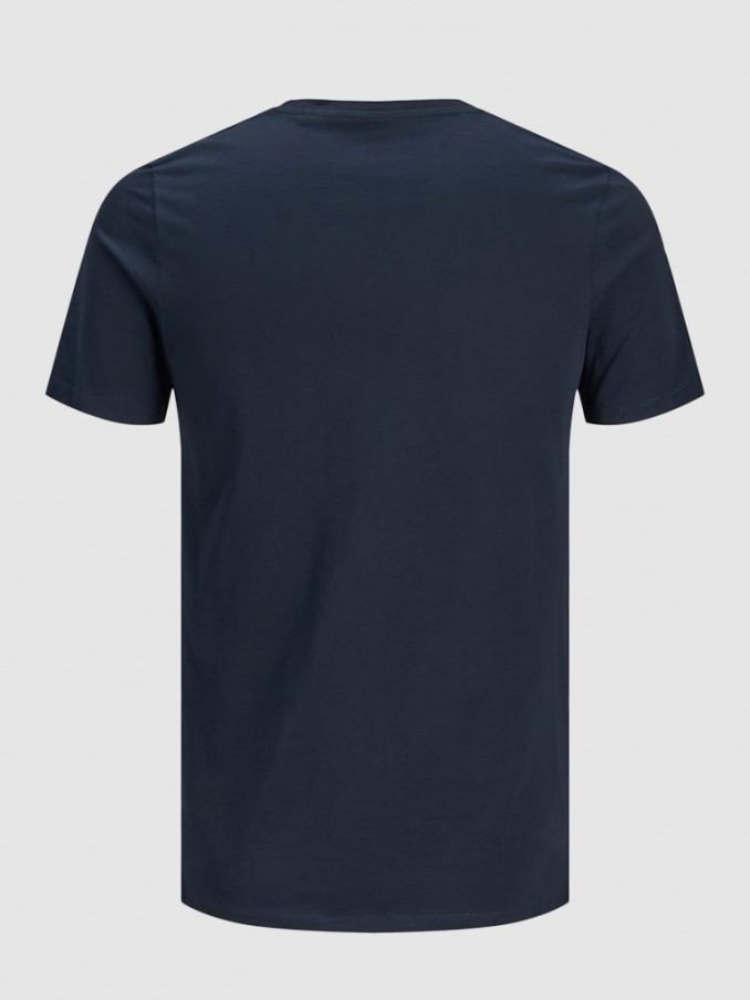 T-Shirt Man Navy Blue Jack & Jones