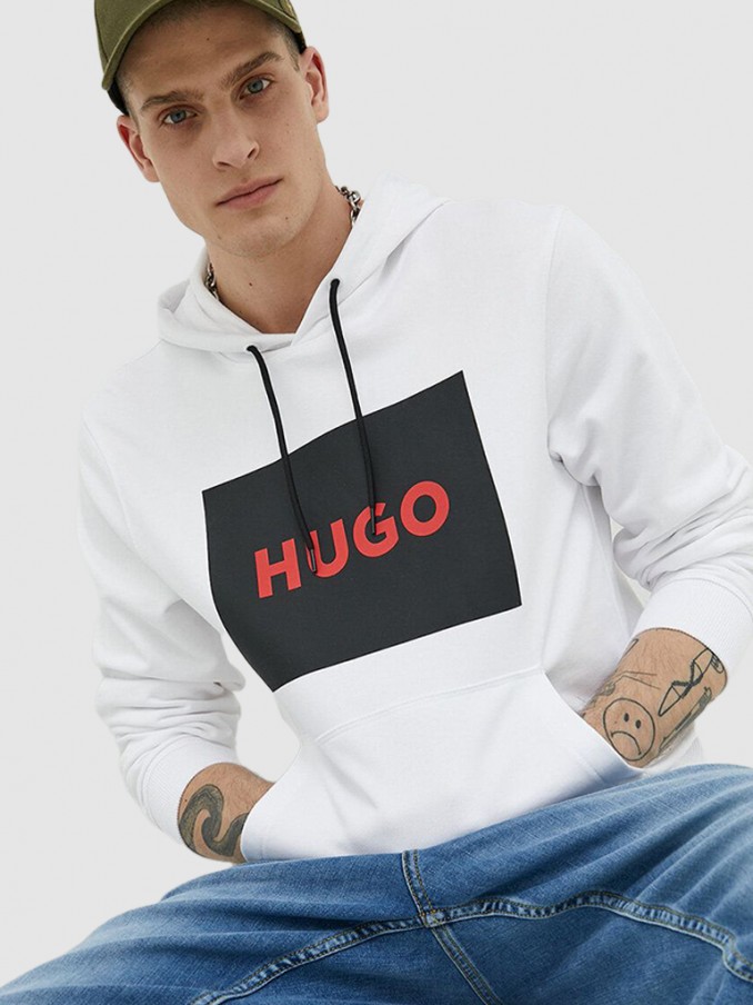 Sweatshirt Man White Hugo Boss