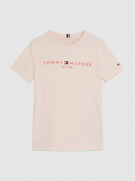 T-Shirt Girl Rose Tommy Jeans Kids