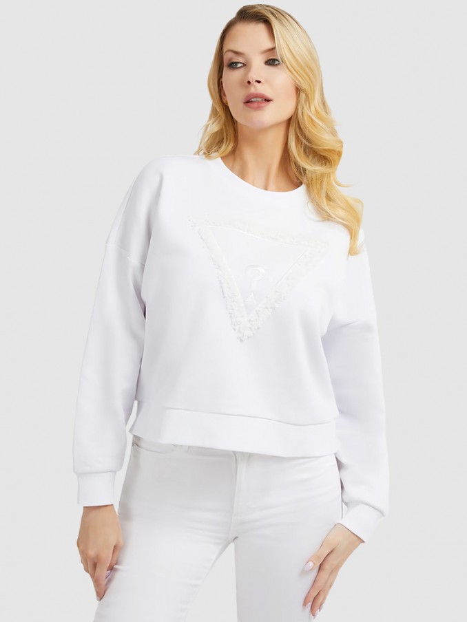 Sweatshirt Woman White Guess