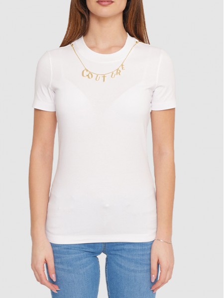 T-Shirt Woman White Versace