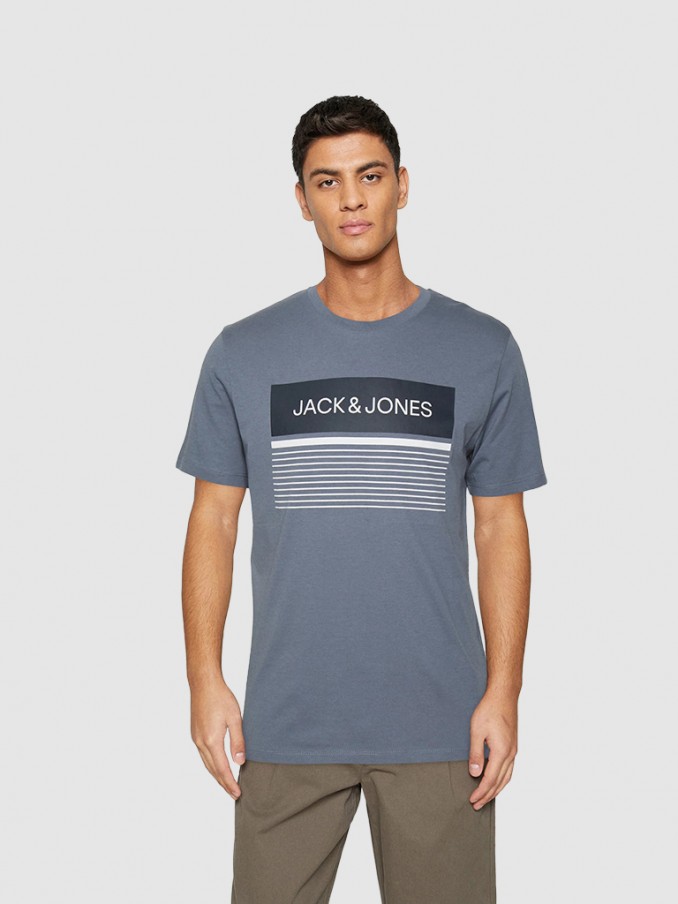 Camiseta Hombre Azul Jack & Jones