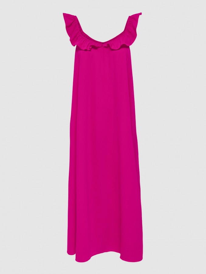 Vestido Mujer Rosa Rosa Only