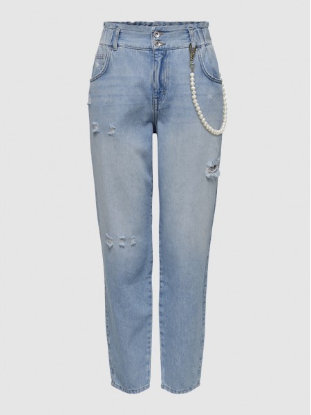 Jeans Mulher Carrot Only