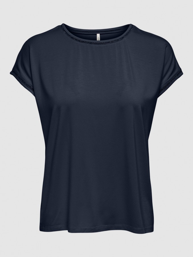 Blusa Mujer Azul Marino Only