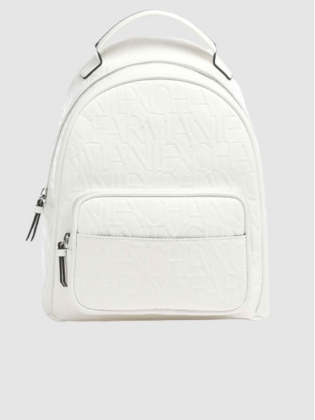 Backpack Woman White Armani Exchange