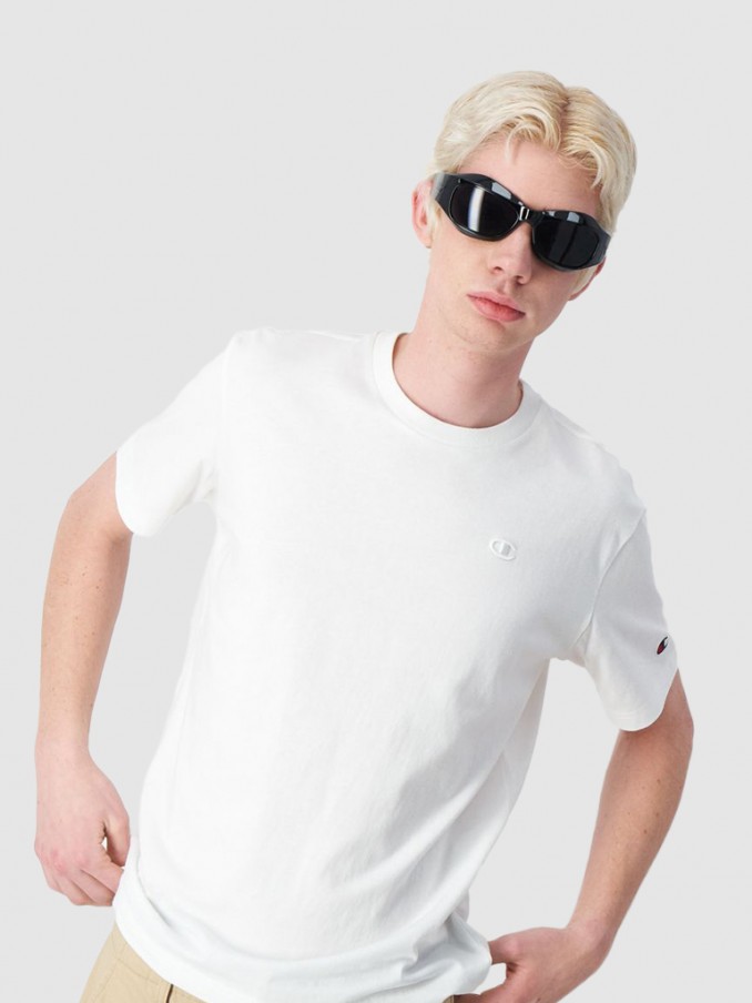 T-Shirt Homem Crewneck Champion