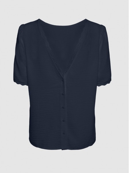 Blusa Mujer Azul Marino Vero Moda