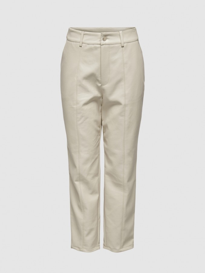 Pants Woman Cream Only
