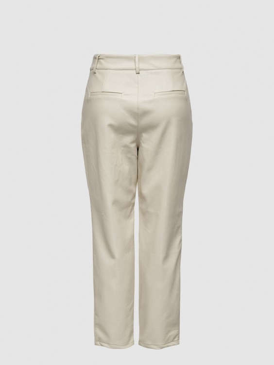 Womens Active Lite Golf Trousers- Khaki Cream (Flexi-Waist) - styzen.in