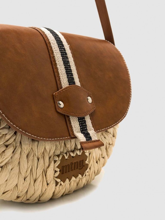 Handbag Woman Beige Mtng