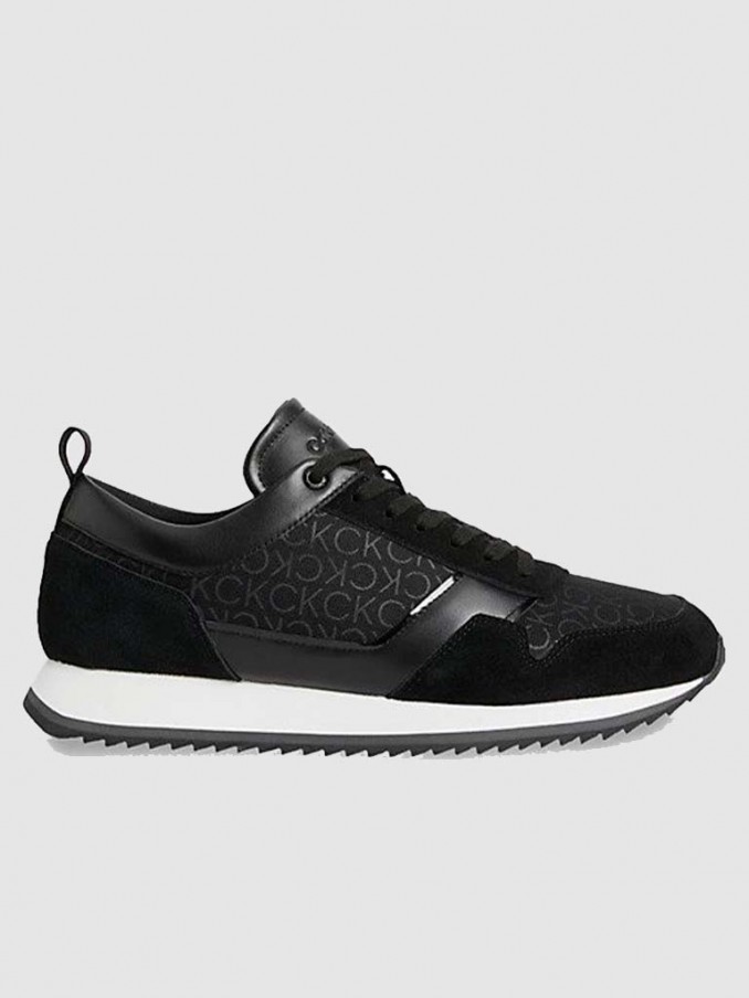 Tenis Hombre Negro Calvin Klein