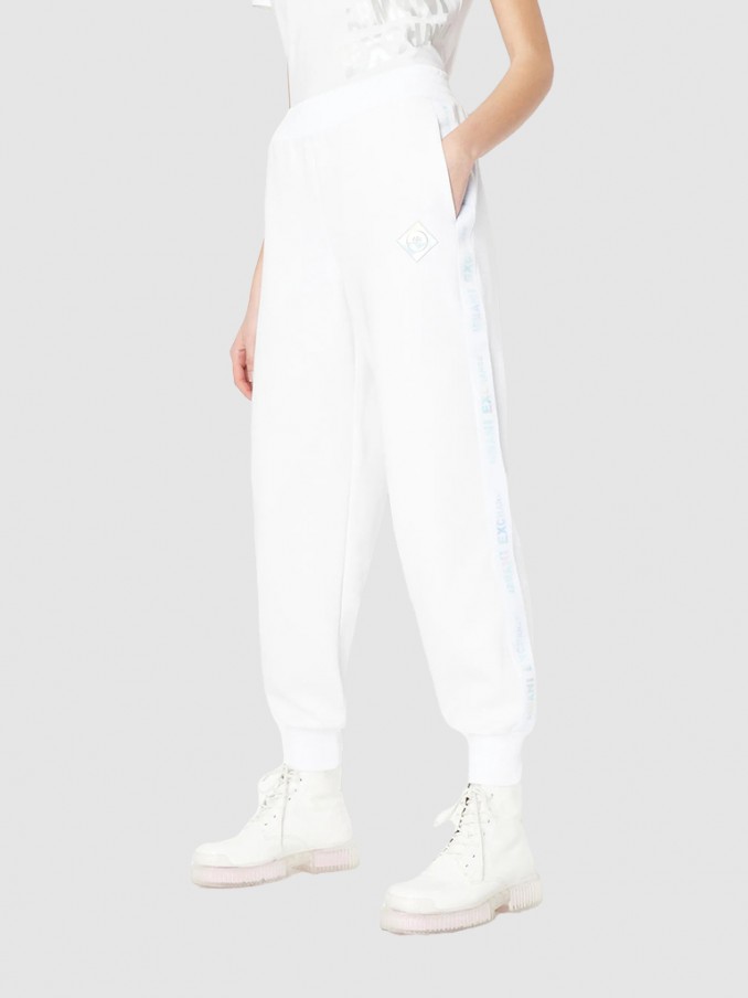 Pantalones Mujer Blanco Armani Exchange