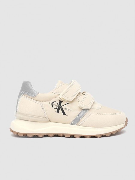 Sneakers Girl Beige Calvin Klein