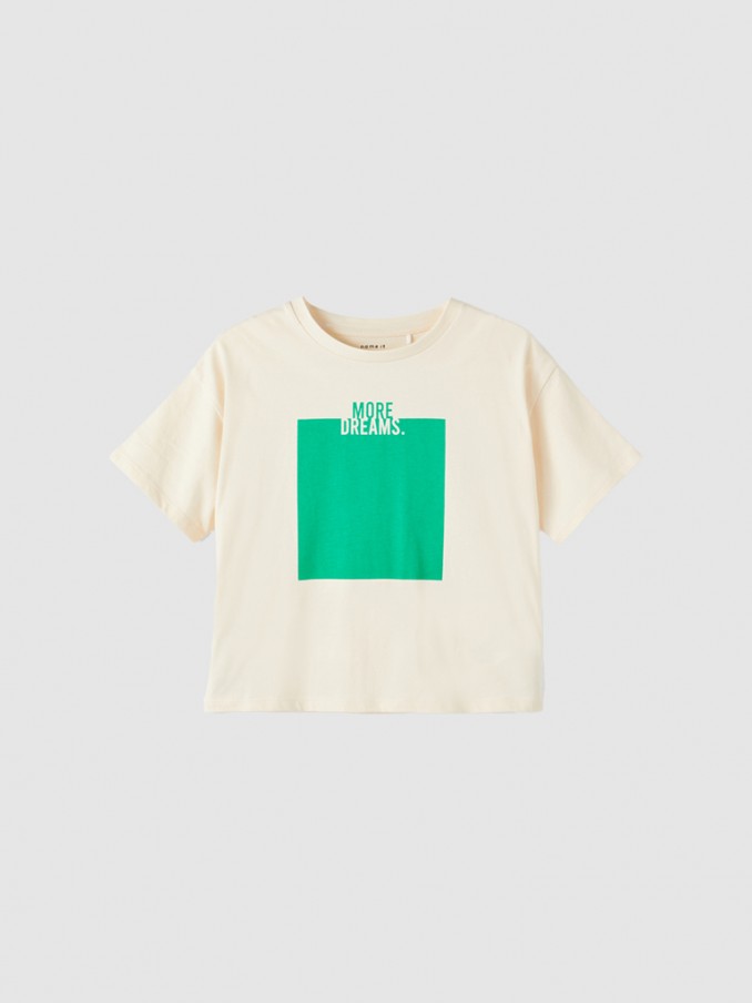 T-Shirt Girl Green Name It