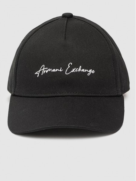 Hat Woman Black Armani Exchange