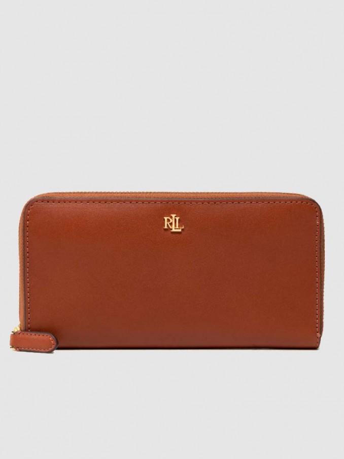 Billetera Mujer Marrn Polo Ralph Lauren