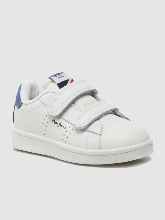 Sneakers Boy White Pepe Jeans London
