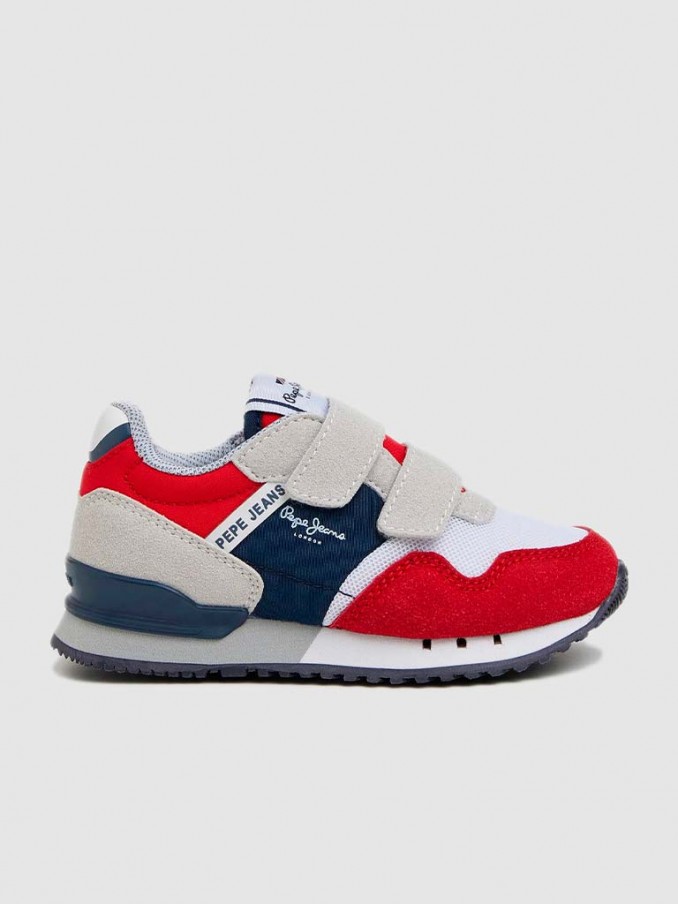 Sneakers Boy Red Pepe Jeans London