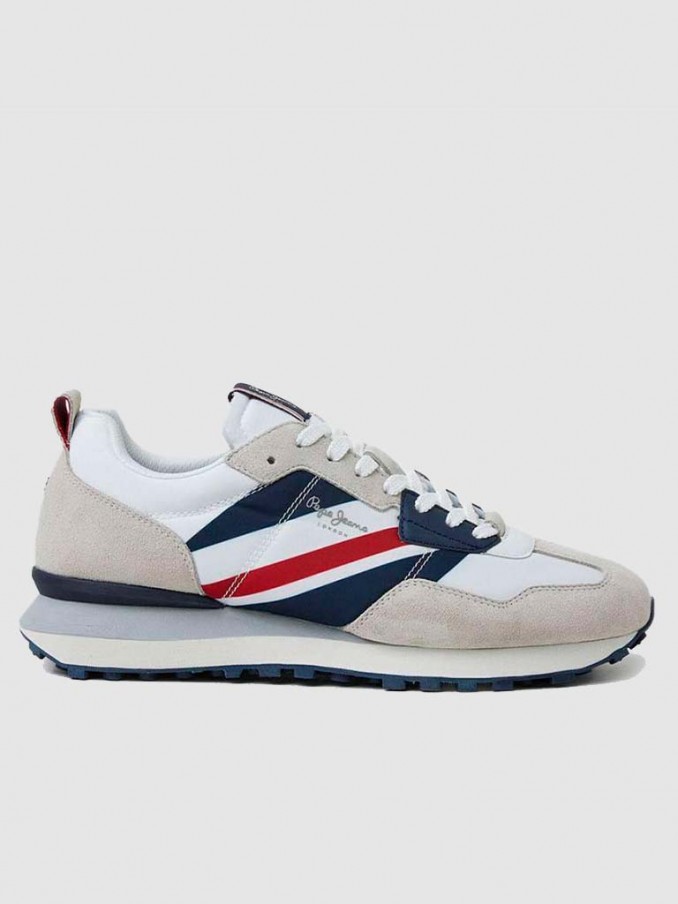 Sneakers Man White Pepe Jeans London