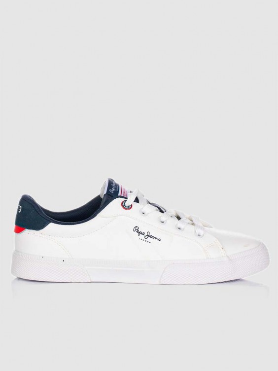 Sneakers Boy White Pepe Jeans London Pbs30547 PBS30547.1 Mellmak