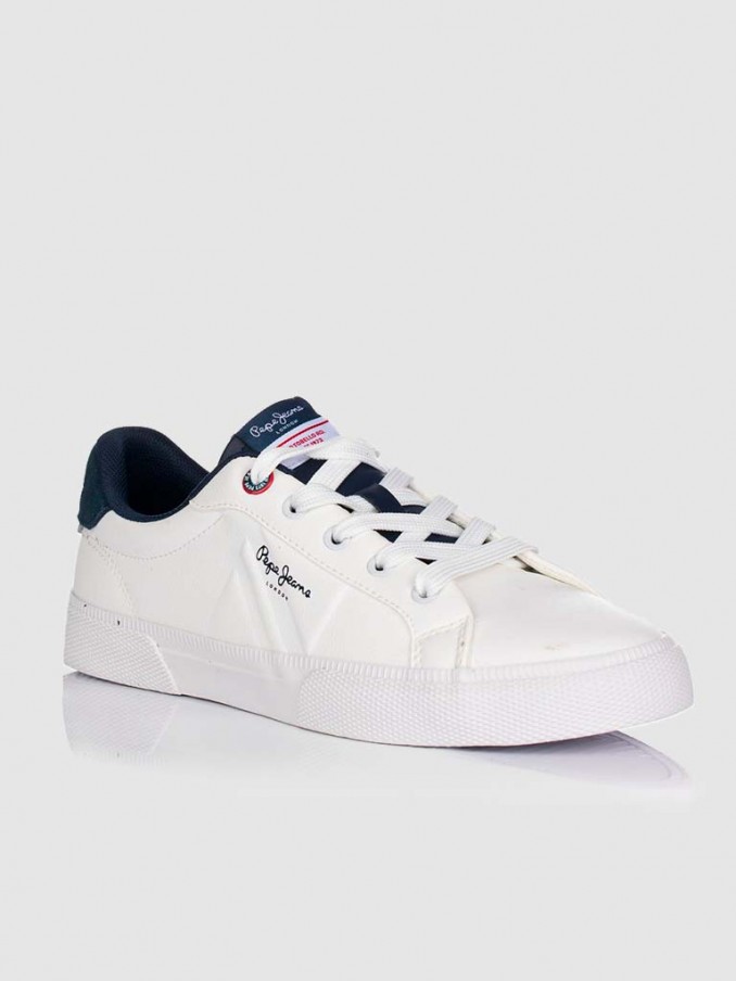 Sneakers Boy White Pepe Jeans London