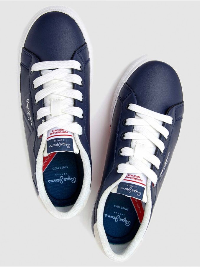 Sneakers Boy Navy Blue Pepe Jeans London
