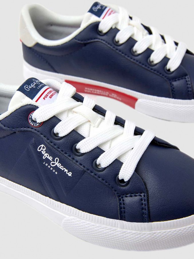Sneakers Boy Navy Blue Pepe Jeans London
