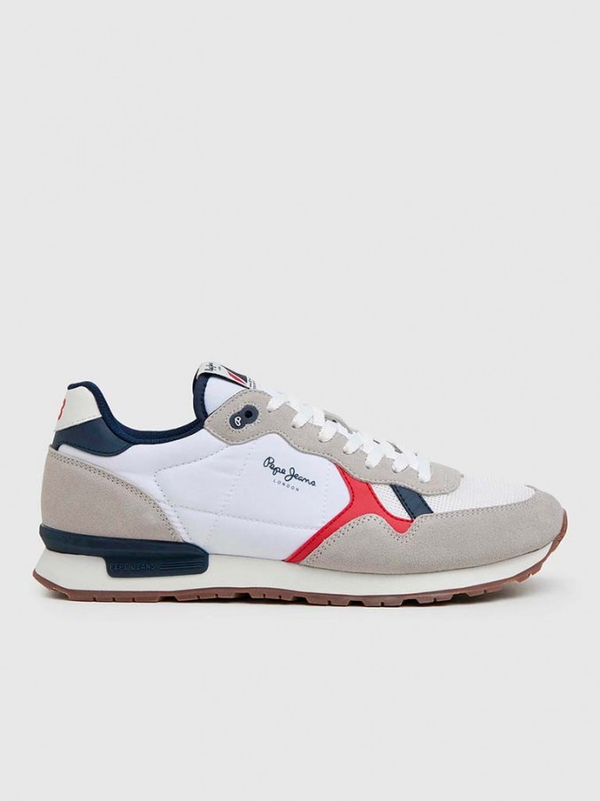 Sneakers Man White Pepe Jeans London