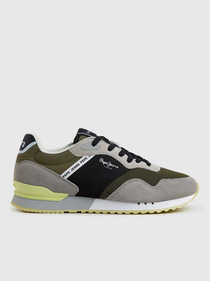 Tenis Hombre Verde Pepe Jeans London