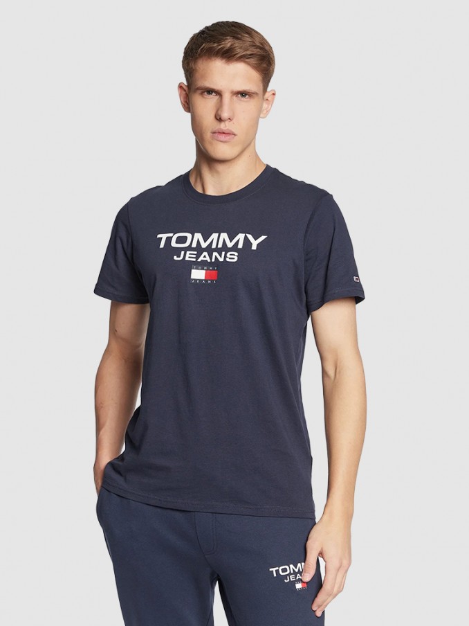 Camiseta Hombre Azul Marino Tommy Jeans
