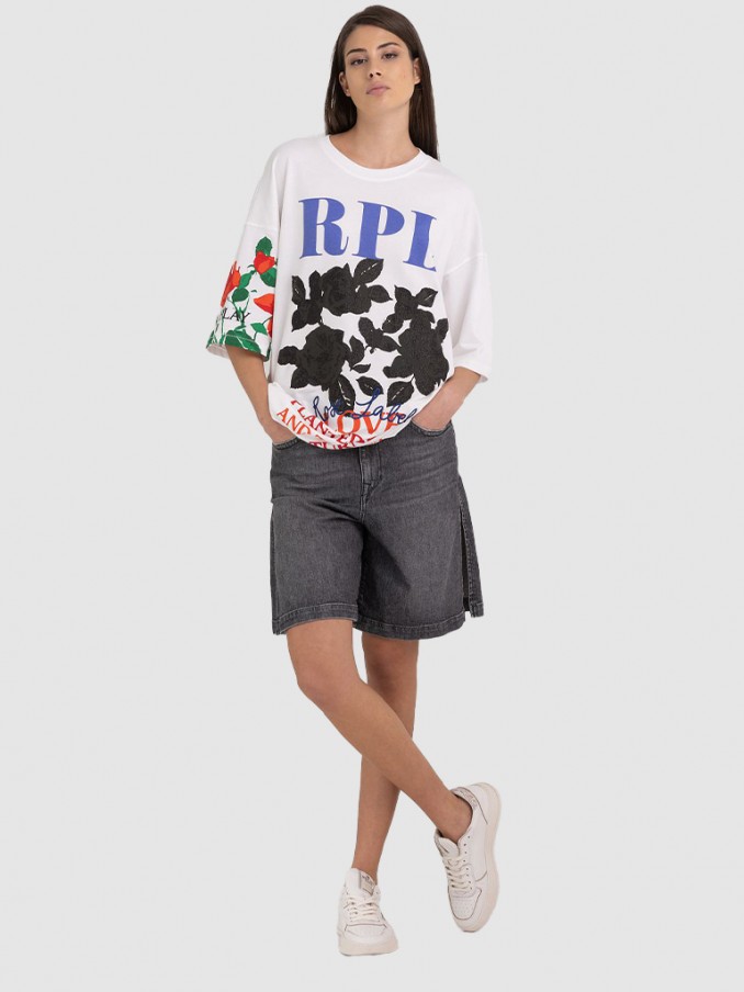 Camiseta Mujer Replay