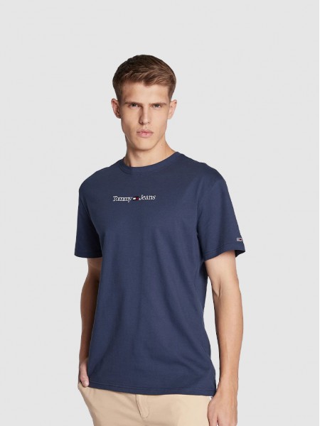 T-Shirt Woman Navy Blue Tommy Jeans